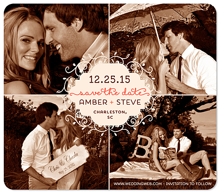 "Sweetly Sealed" Photo Collage Magnet